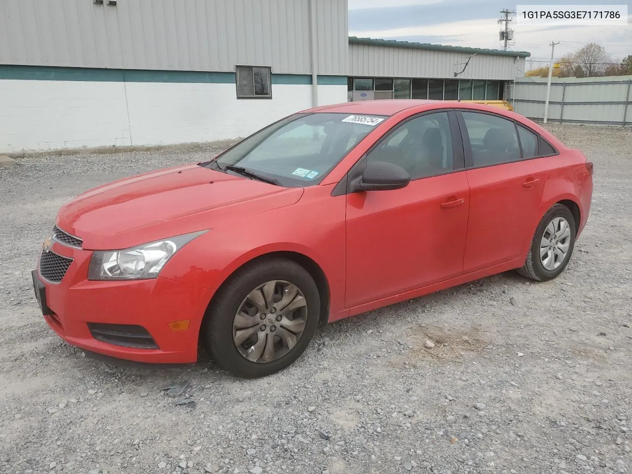 2014 Chevrolet Cruze Ls VIN: 1G1PA5SG3E7171786 Lot: 76585754