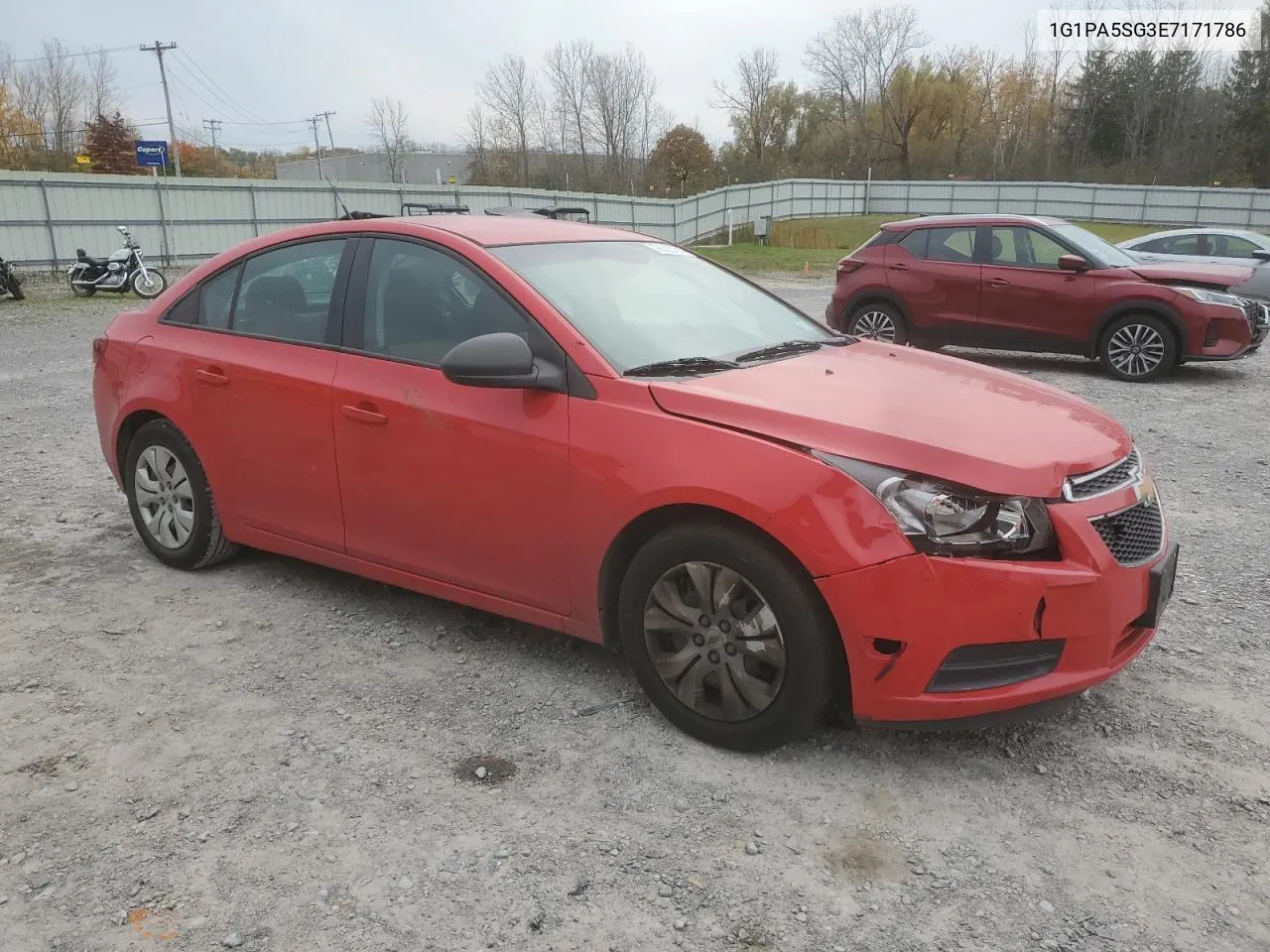 2014 Chevrolet Cruze Ls VIN: 1G1PA5SG3E7171786 Lot: 76585754