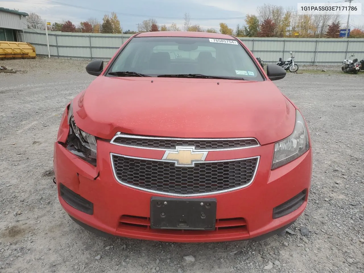 2014 Chevrolet Cruze Ls VIN: 1G1PA5SG3E7171786 Lot: 76585754