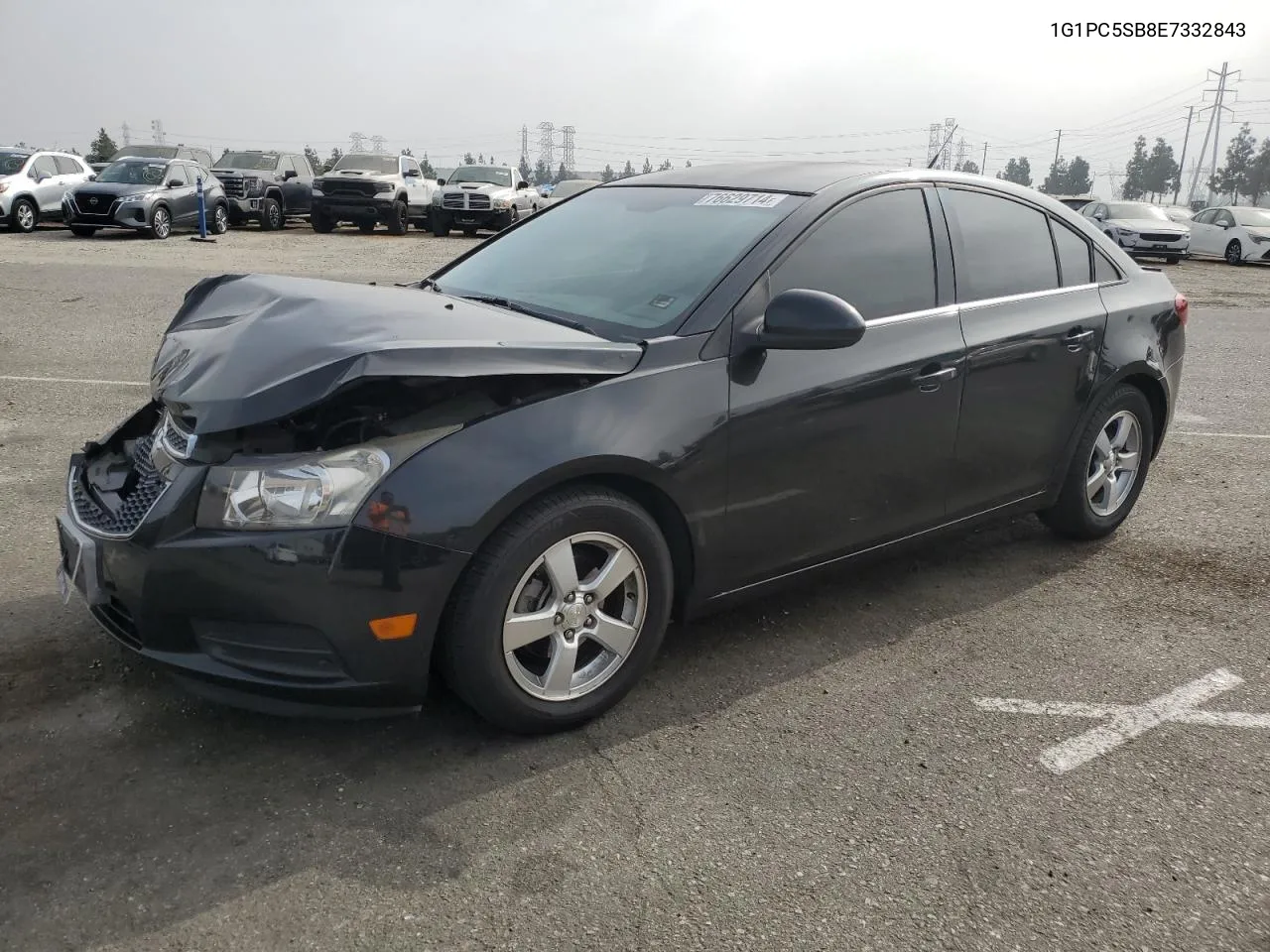 2014 Chevrolet Cruze Lt VIN: 1G1PC5SB8E7332843 Lot: 76629714