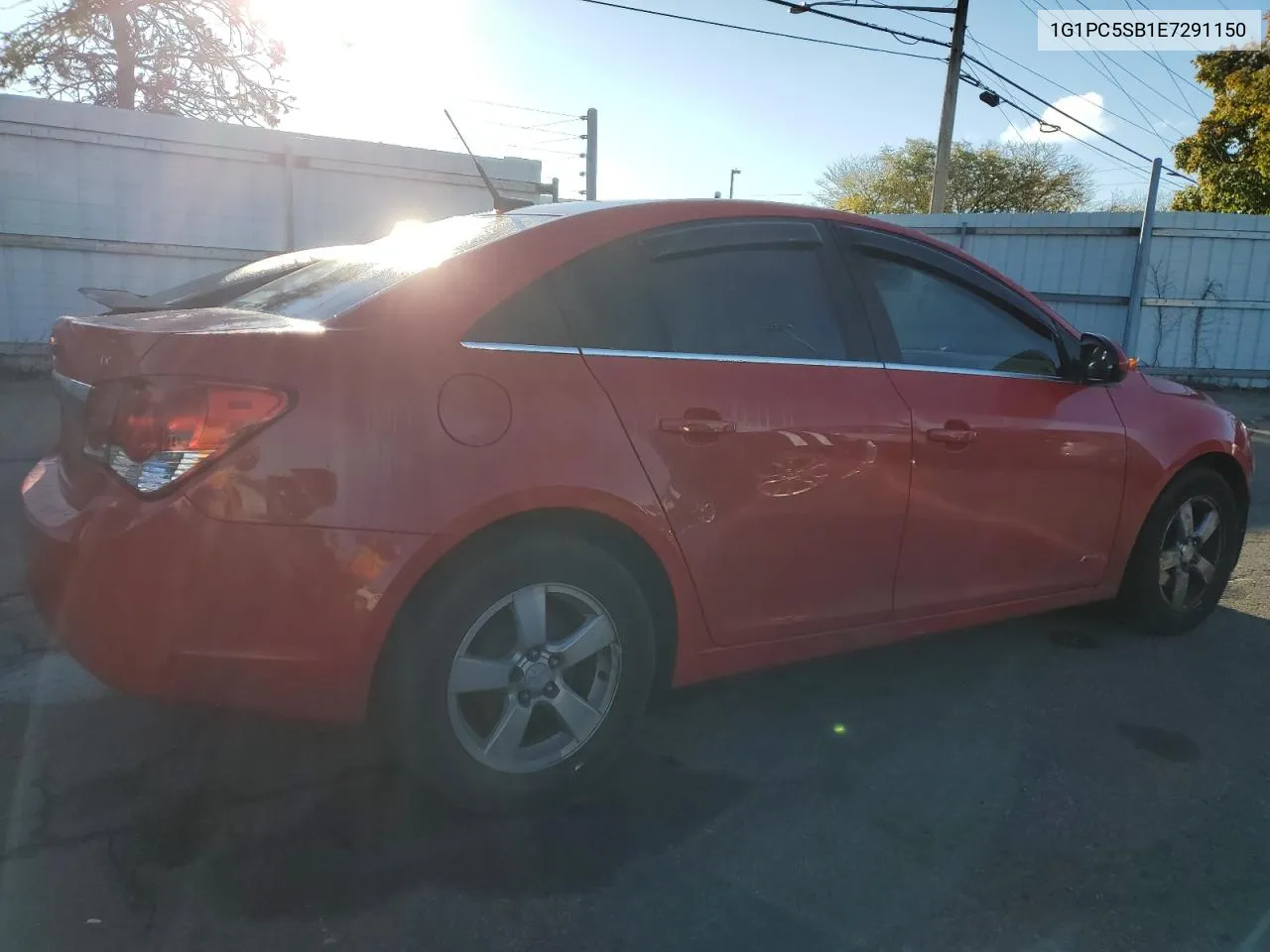 2014 Chevrolet Cruze Lt VIN: 1G1PC5SB1E7291150 Lot: 76630634