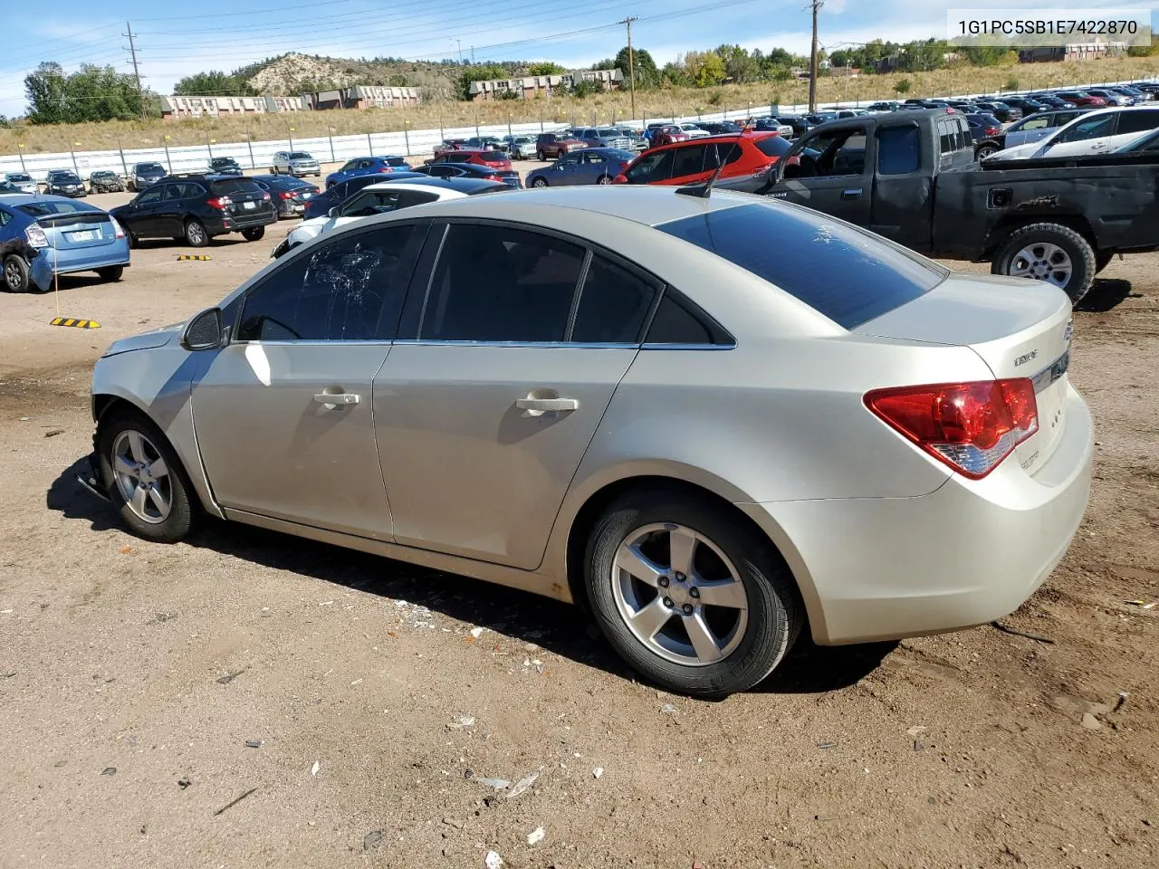 2014 Chevrolet Cruze Lt VIN: 1G1PC5SB1E7422870 Lot: 76704744