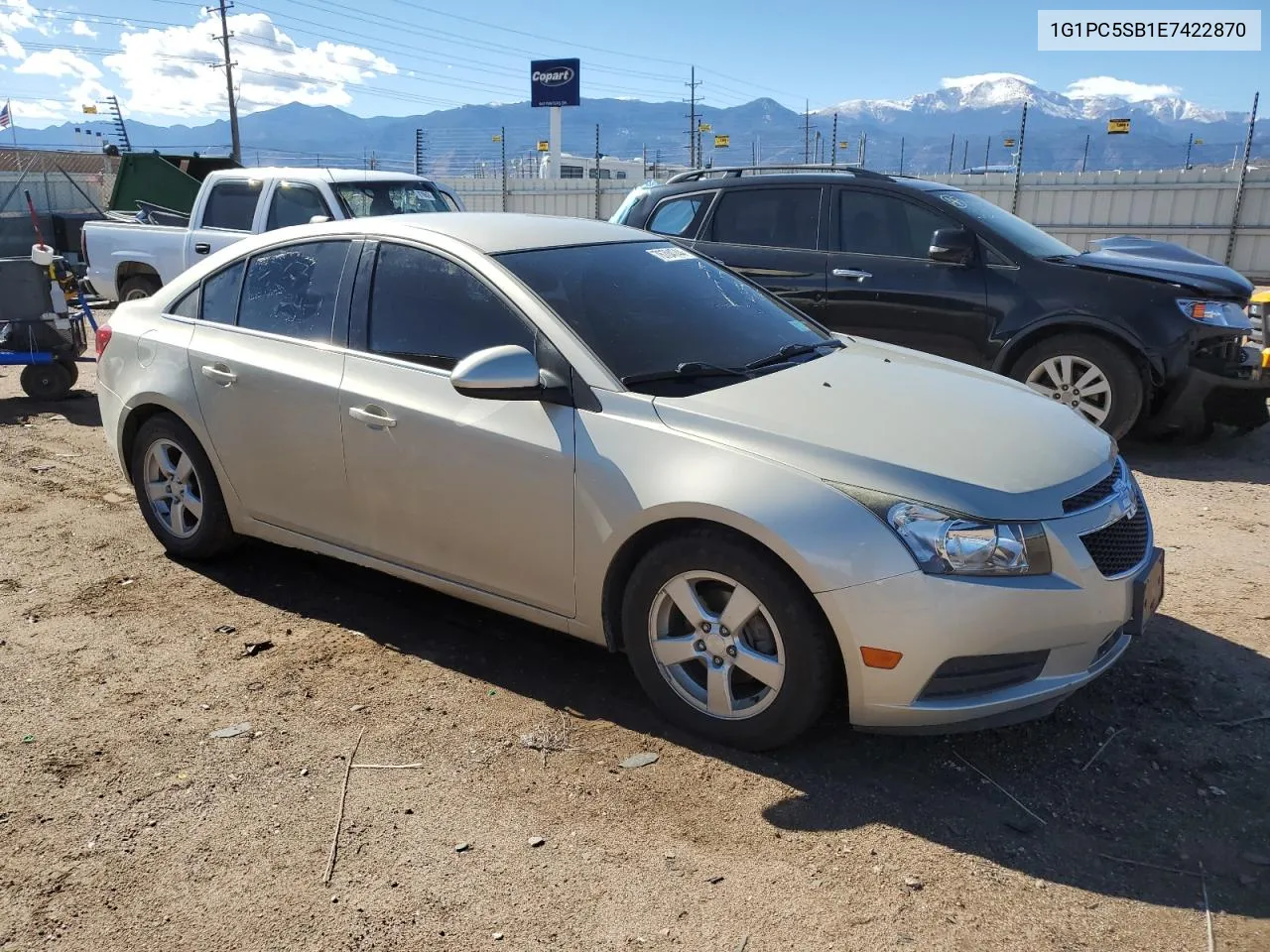 2014 Chevrolet Cruze Lt VIN: 1G1PC5SB1E7422870 Lot: 76704744