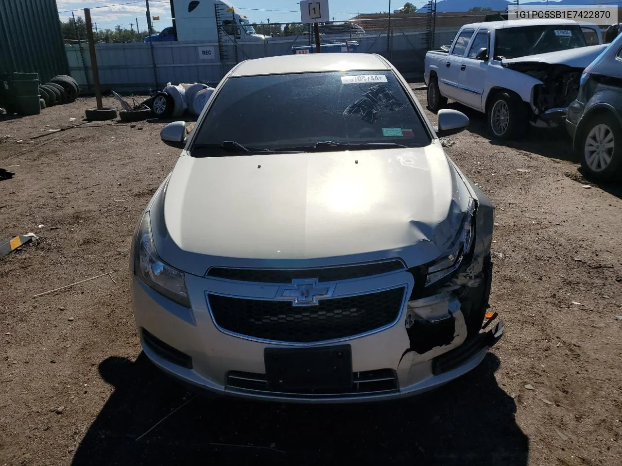 2014 Chevrolet Cruze Lt VIN: 1G1PC5SB1E7422870 Lot: 76704744