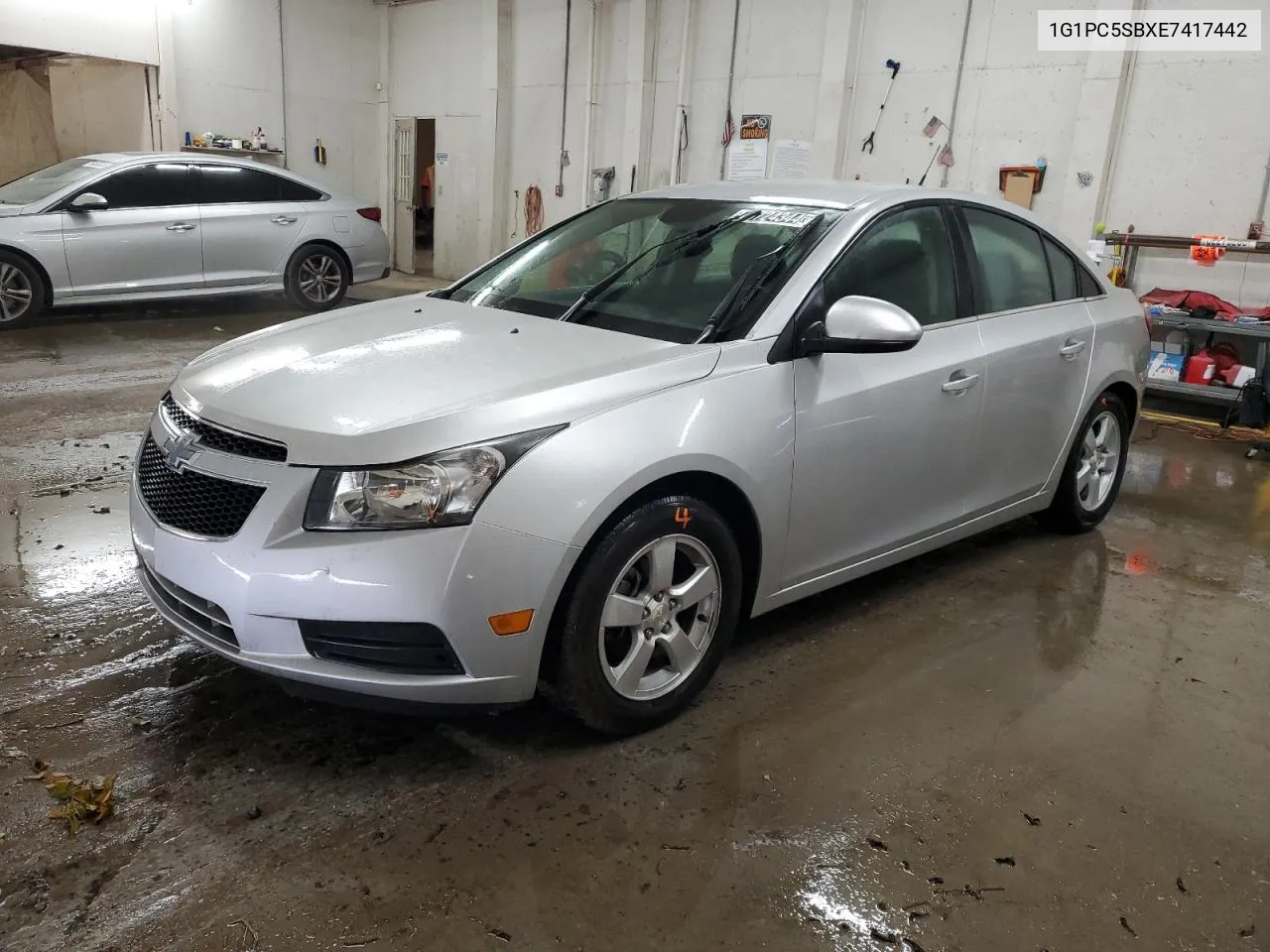 2014 Chevrolet Cruze Lt VIN: 1G1PC5SBXE7417442 Lot: 76724344