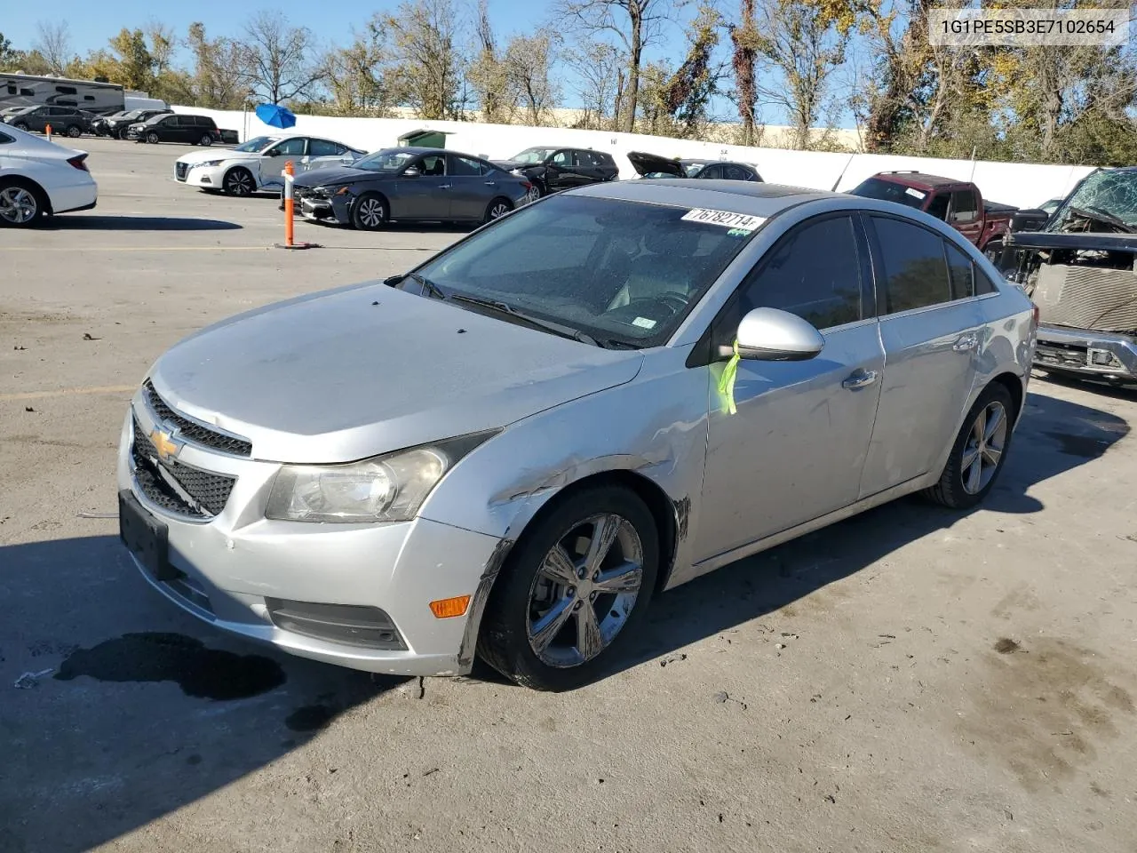 2014 Chevrolet Cruze Lt VIN: 1G1PE5SB3E7102654 Lot: 76782714