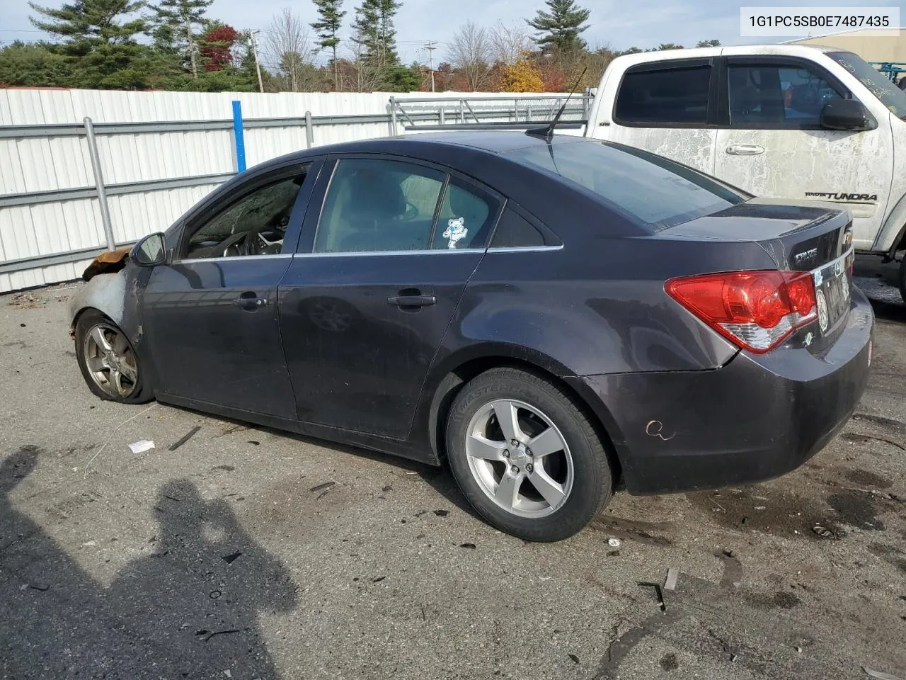 2014 Chevrolet Cruze Lt VIN: 1G1PC5SB0E7487435 Lot: 76921304