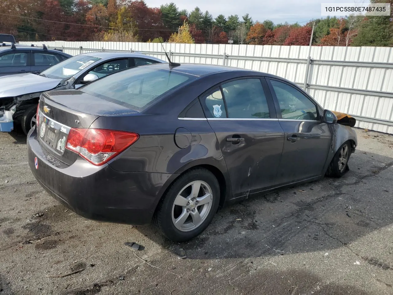 2014 Chevrolet Cruze Lt VIN: 1G1PC5SB0E7487435 Lot: 76921304