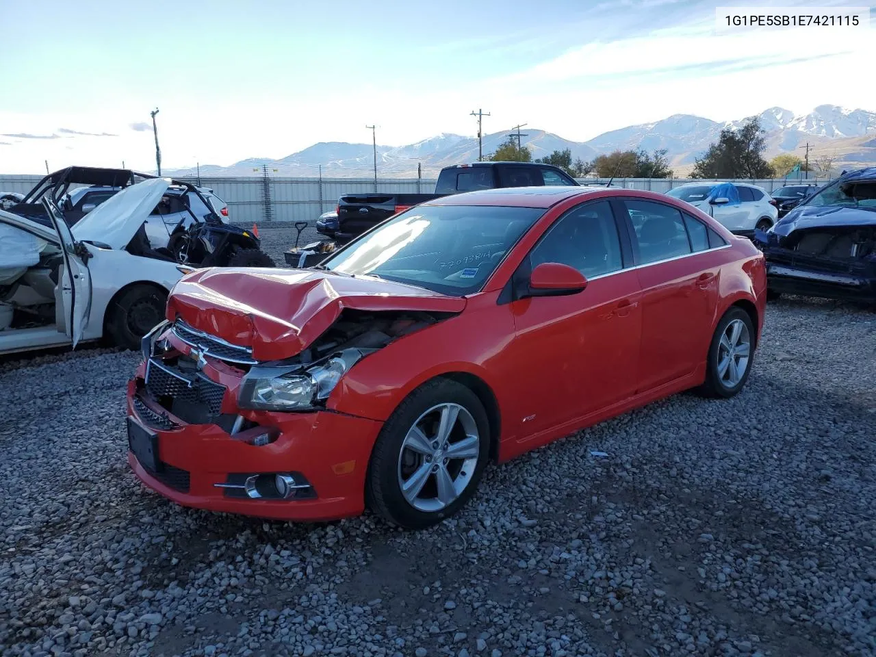 2014 Chevrolet Cruze Lt VIN: 1G1PE5SB1E7421115 Lot: 77093814