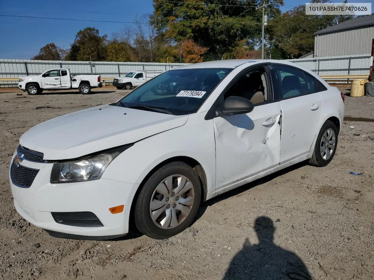 2014 Chevrolet Cruze Ls VIN: 1G1PA5SH7E7470626 Lot: 77179394