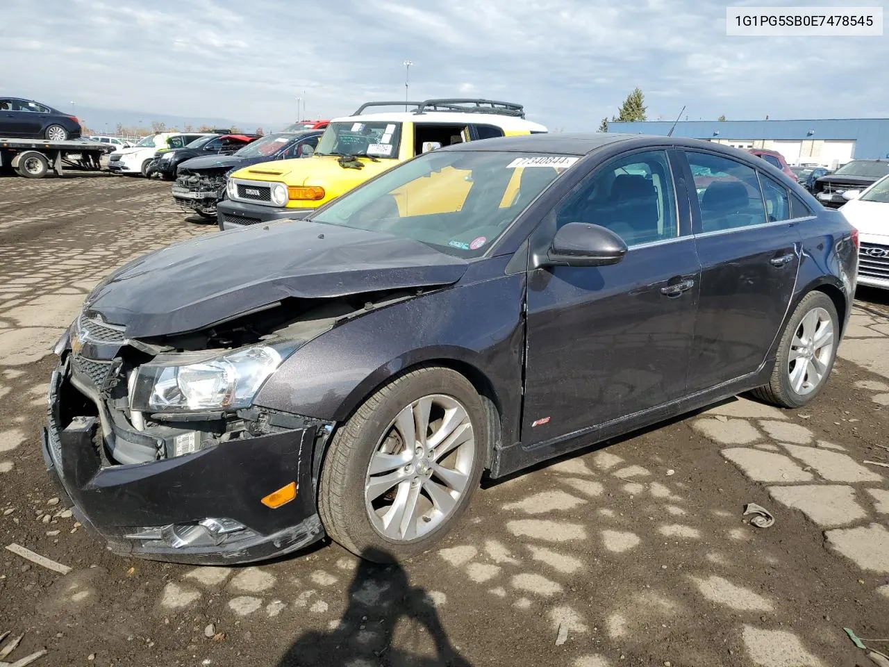 2014 Chevrolet Cruze Ltz VIN: 1G1PG5SB0E7478545 Lot: 77340844