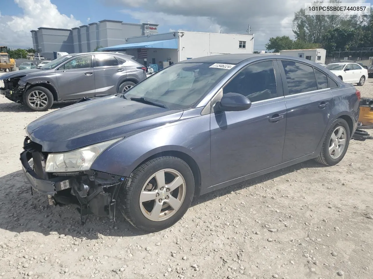 2014 Chevrolet Cruze Lt VIN: 1G1PC5SB0E7440857 Lot: 77346224