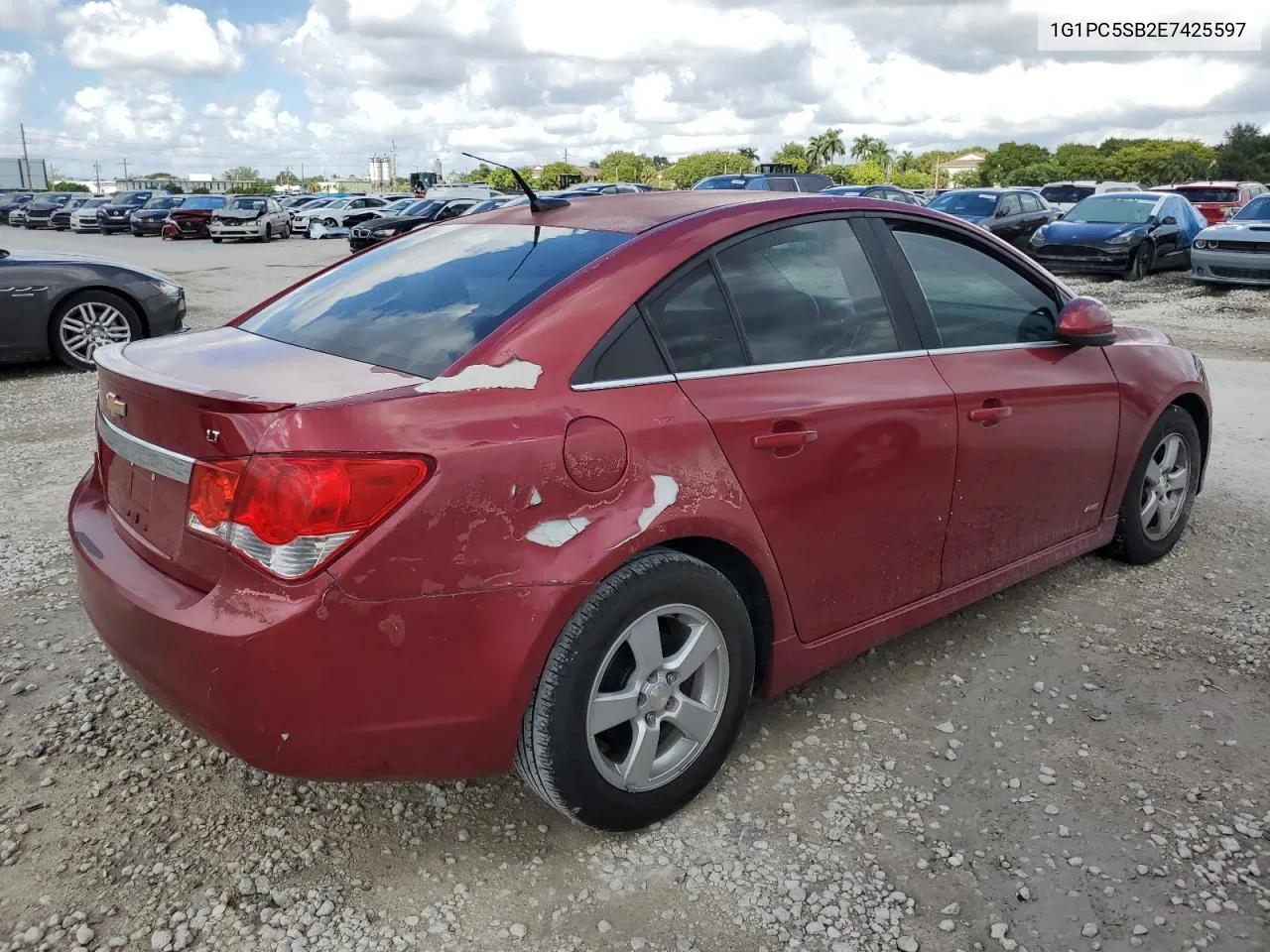 2014 Chevrolet Cruze Lt VIN: 1G1PC5SB2E7425597 Lot: 77849934