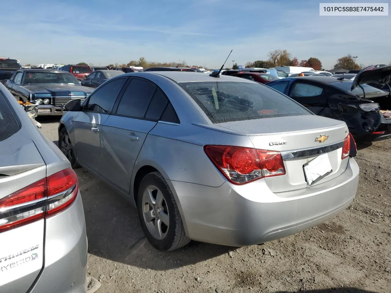 2014 Chevrolet Cruze Lt VIN: 1G1PC5SB3E7475442 Lot: 78009994