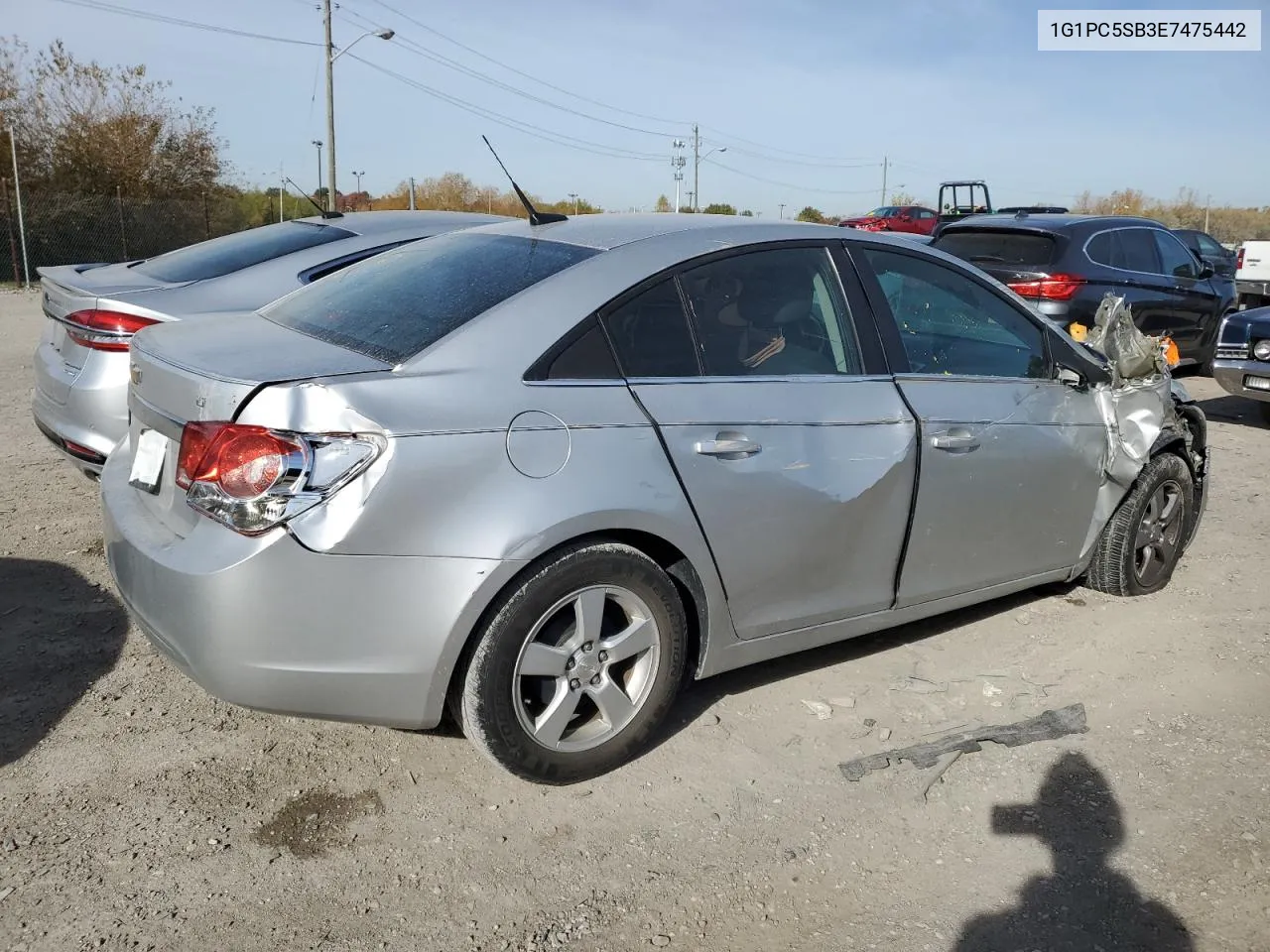 2014 Chevrolet Cruze Lt VIN: 1G1PC5SB3E7475442 Lot: 78009994