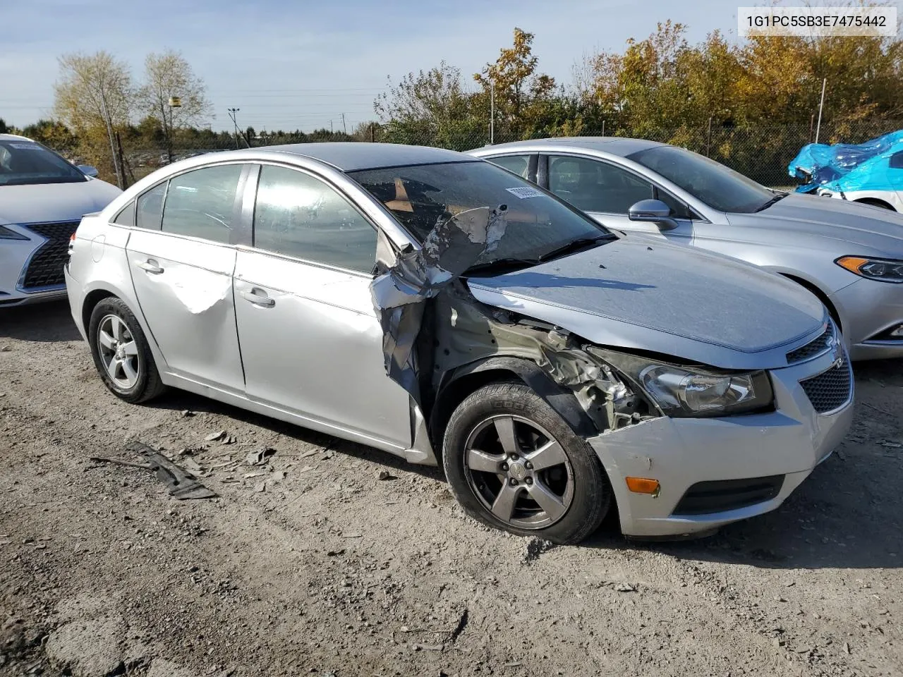 2014 Chevrolet Cruze Lt VIN: 1G1PC5SB3E7475442 Lot: 78009994