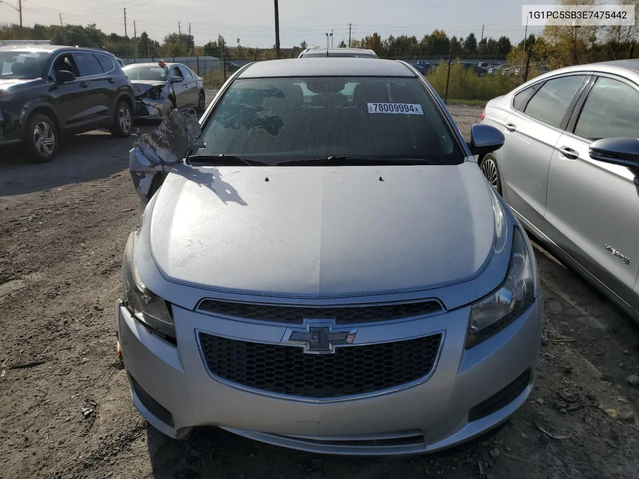 2014 Chevrolet Cruze Lt VIN: 1G1PC5SB3E7475442 Lot: 78009994