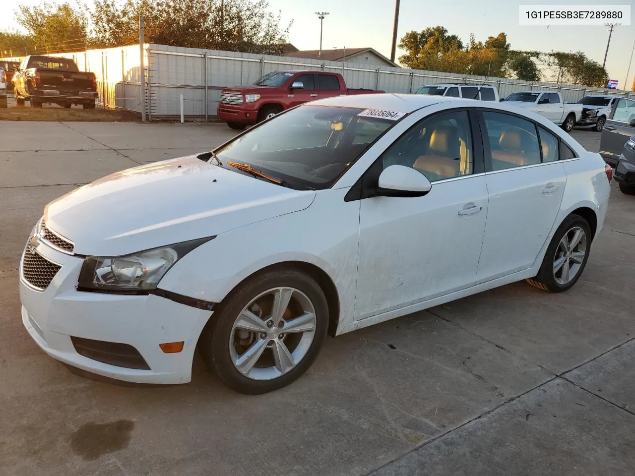 2014 Chevrolet Cruze Lt VIN: 1G1PE5SB3E7289880 Lot: 78035064