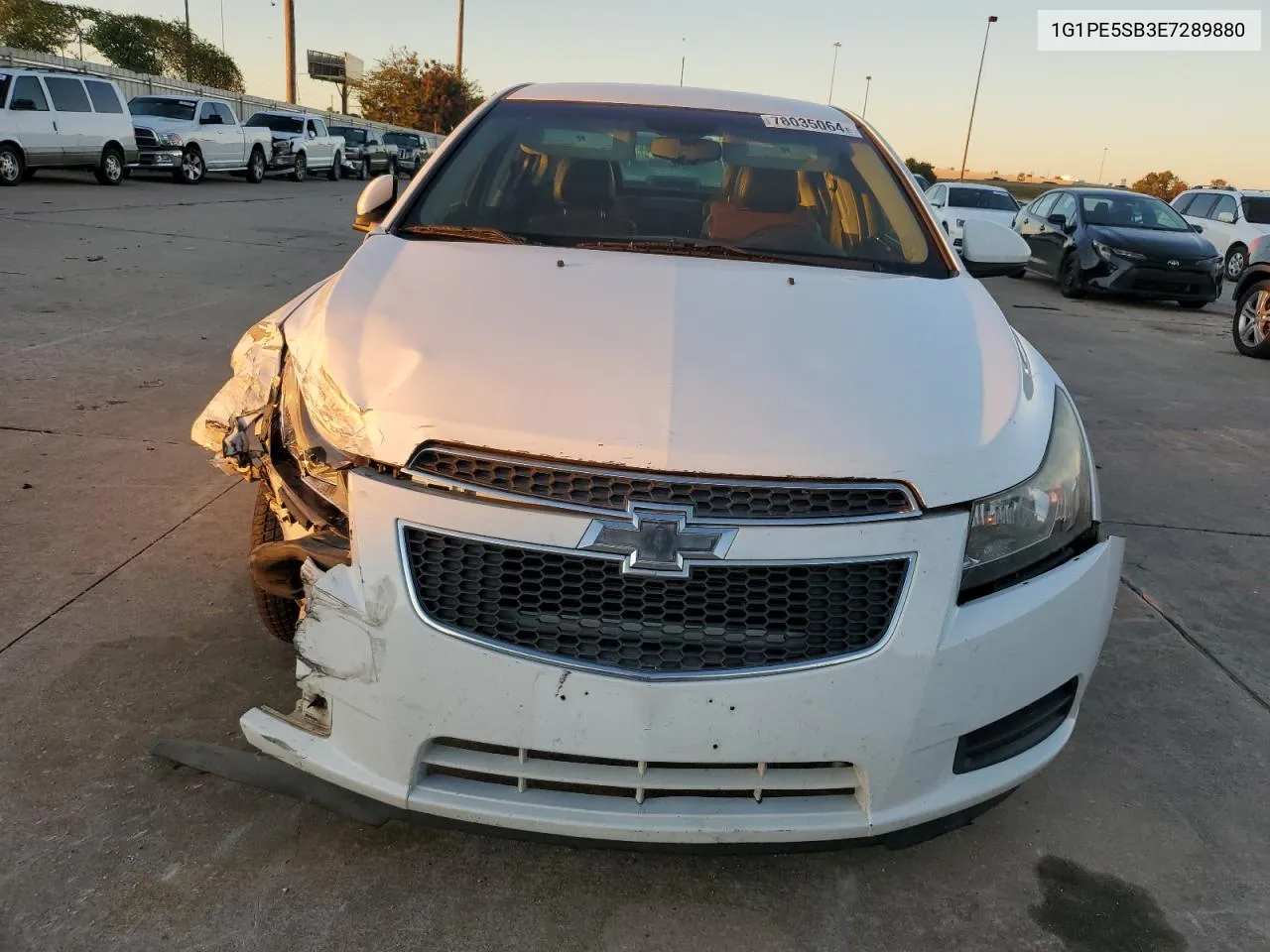 2014 Chevrolet Cruze Lt VIN: 1G1PE5SB3E7289880 Lot: 78035064