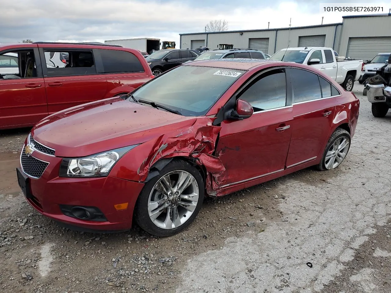 2014 Chevrolet Cruze Ltz VIN: 1G1PG5SB5E7263971 Lot: 78272624