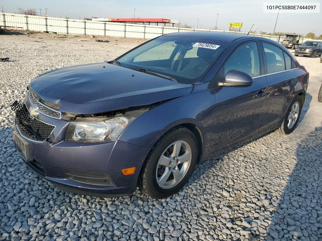 2014 Chevrolet Cruze Lt VIN: 1G1PC5SB0E7444097 Lot: 78429054