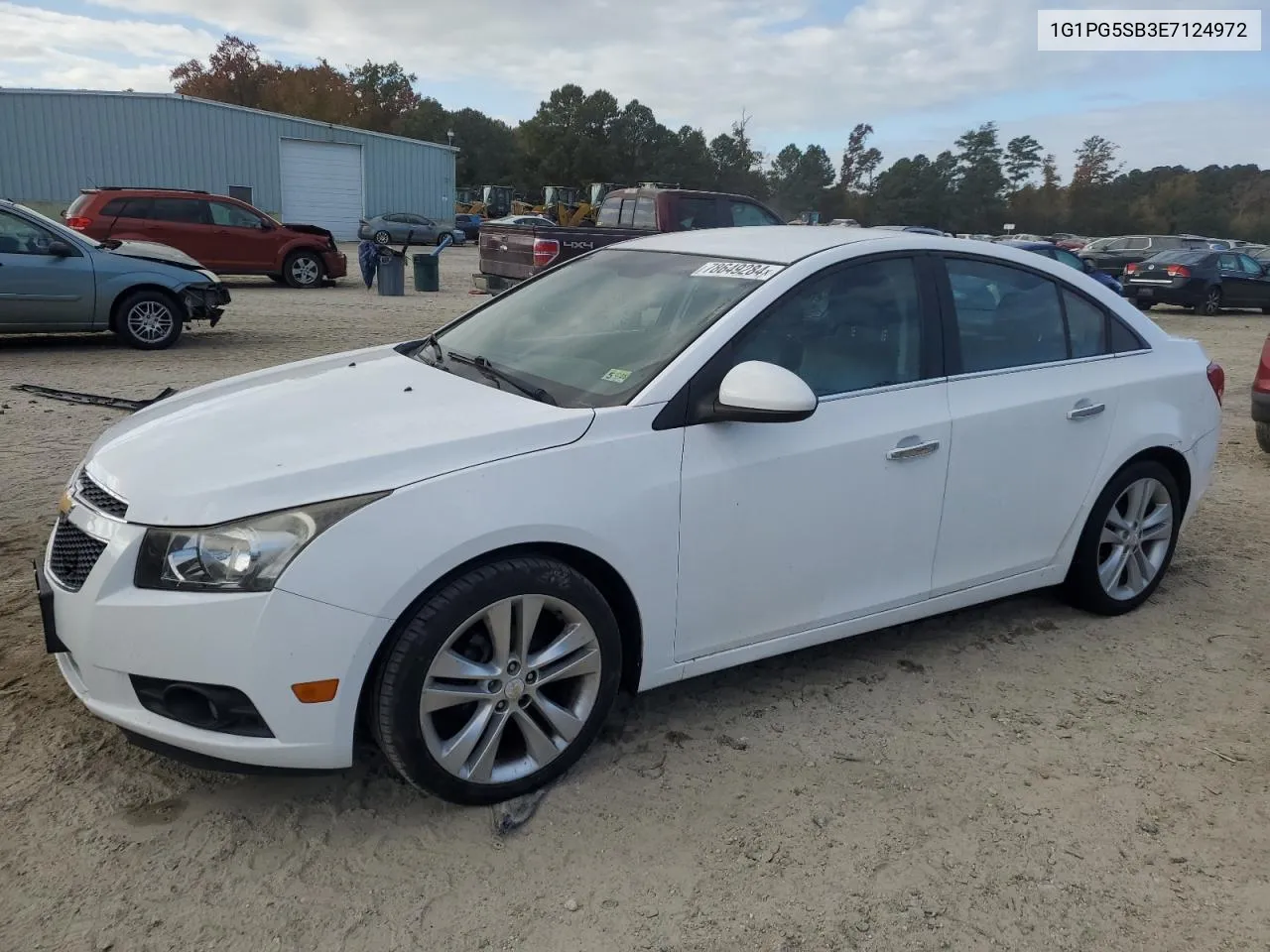 2014 Chevrolet Cruze Ltz VIN: 1G1PG5SB3E7124972 Lot: 78649284