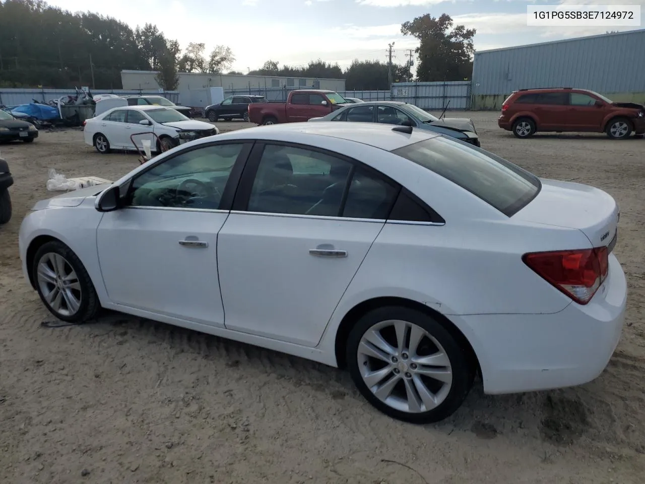 2014 Chevrolet Cruze Ltz VIN: 1G1PG5SB3E7124972 Lot: 78649284