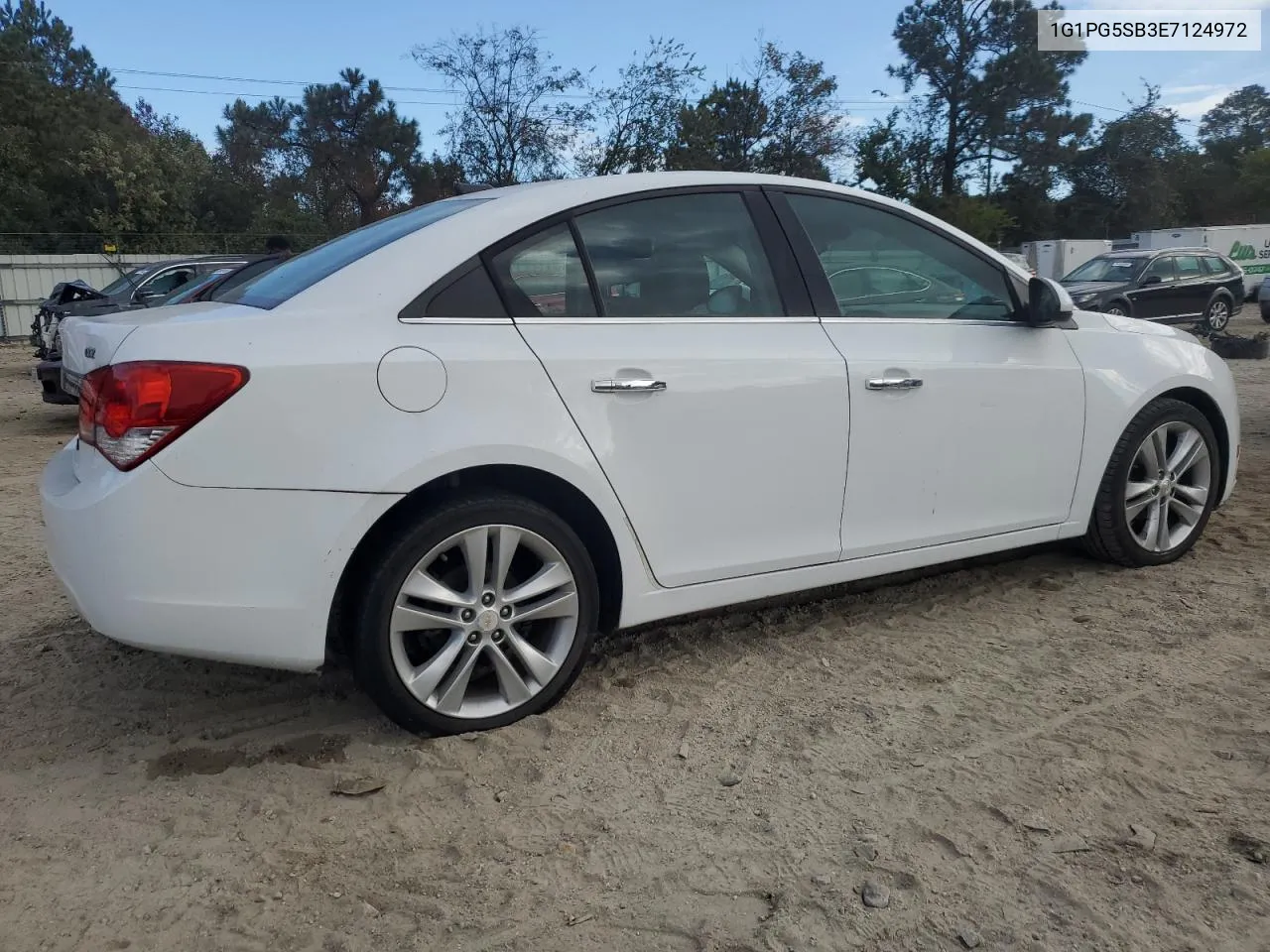 2014 Chevrolet Cruze Ltz VIN: 1G1PG5SB3E7124972 Lot: 78649284