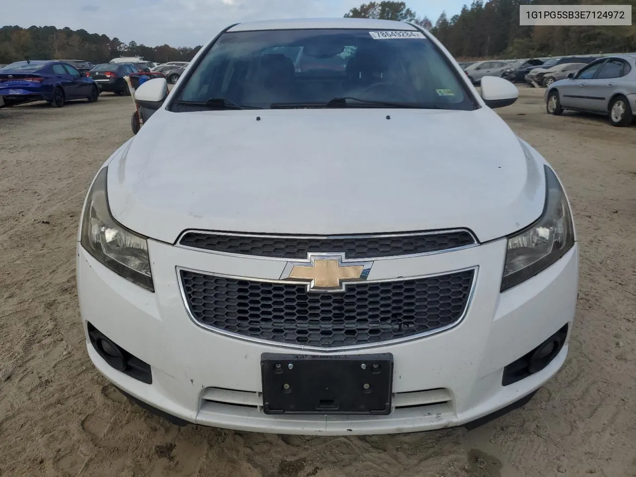 2014 Chevrolet Cruze Ltz VIN: 1G1PG5SB3E7124972 Lot: 78649284