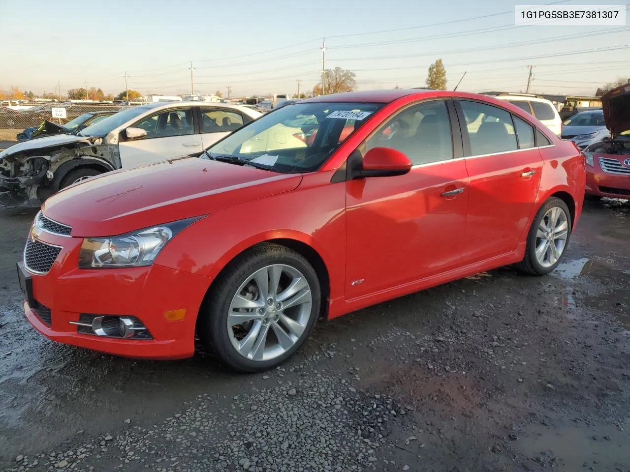 2014 Chevrolet Cruze Ltz VIN: 1G1PG5SB3E7381307 Lot: 79730184