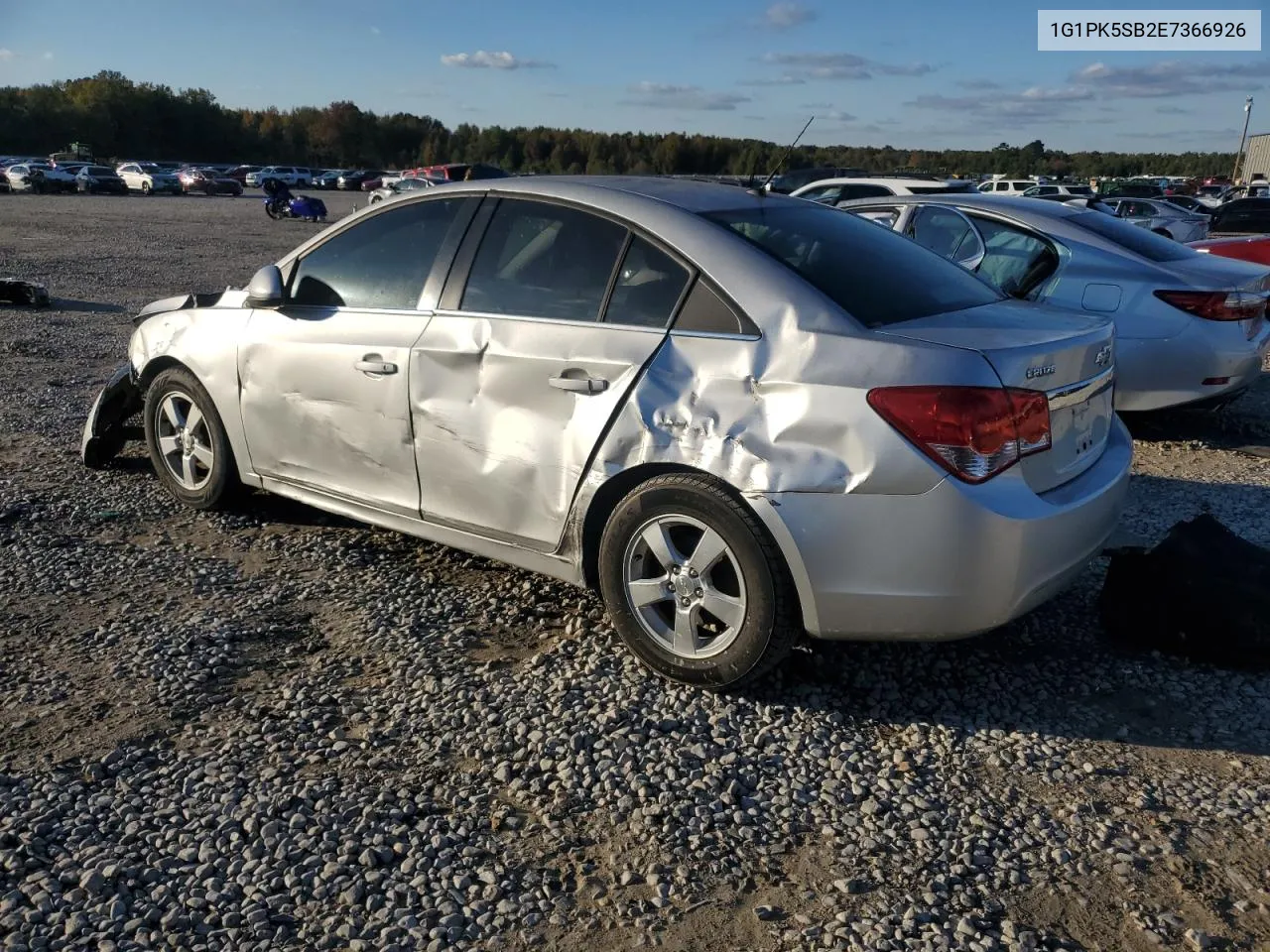 2014 Chevrolet Cruze Lt VIN: 1G1PK5SB2E7366926 Lot: 80038644