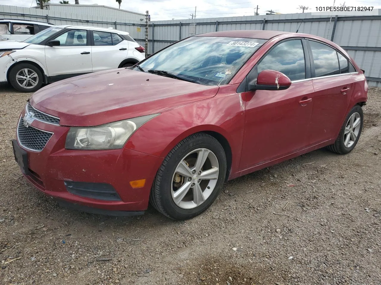 2014 Chevrolet Cruze Lt VIN: 1G1PE5SB0E7182947 Lot: 80143274