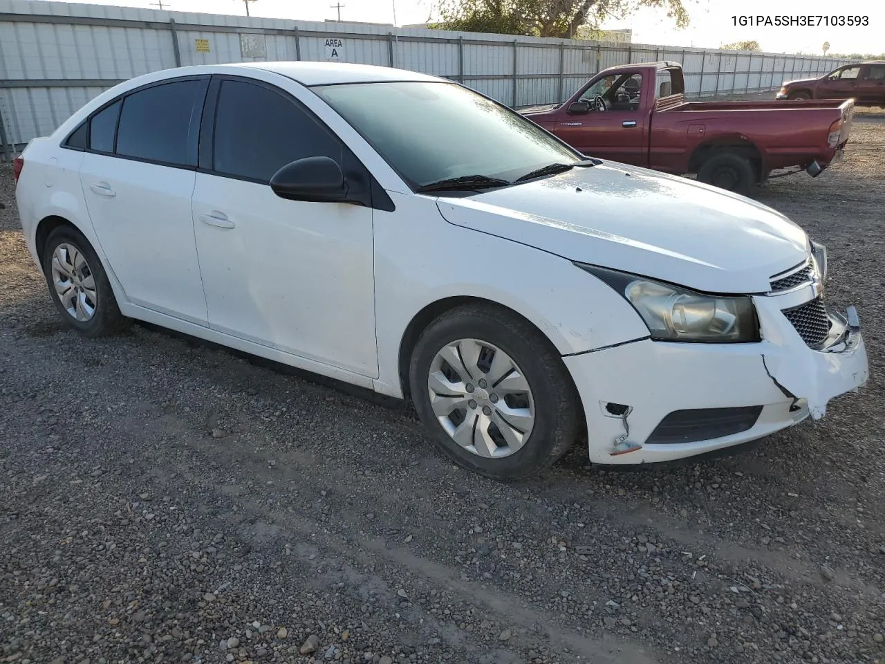 2014 Chevrolet Cruze Ls VIN: 1G1PA5SH3E7103593 Lot: 80155094