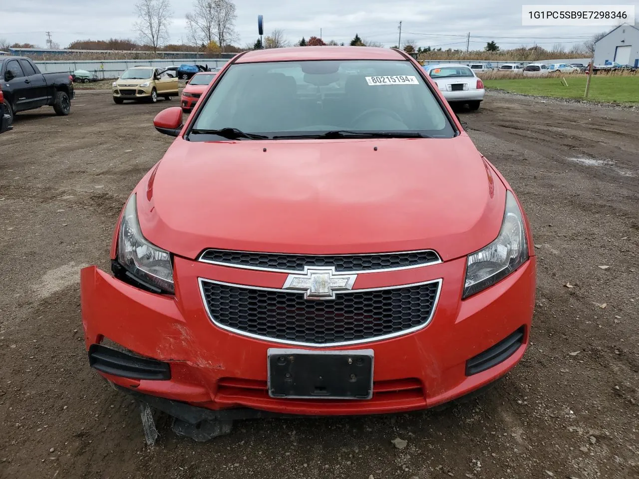 2014 Chevrolet Cruze Lt VIN: 1G1PC5SB9E7298346 Lot: 80215194