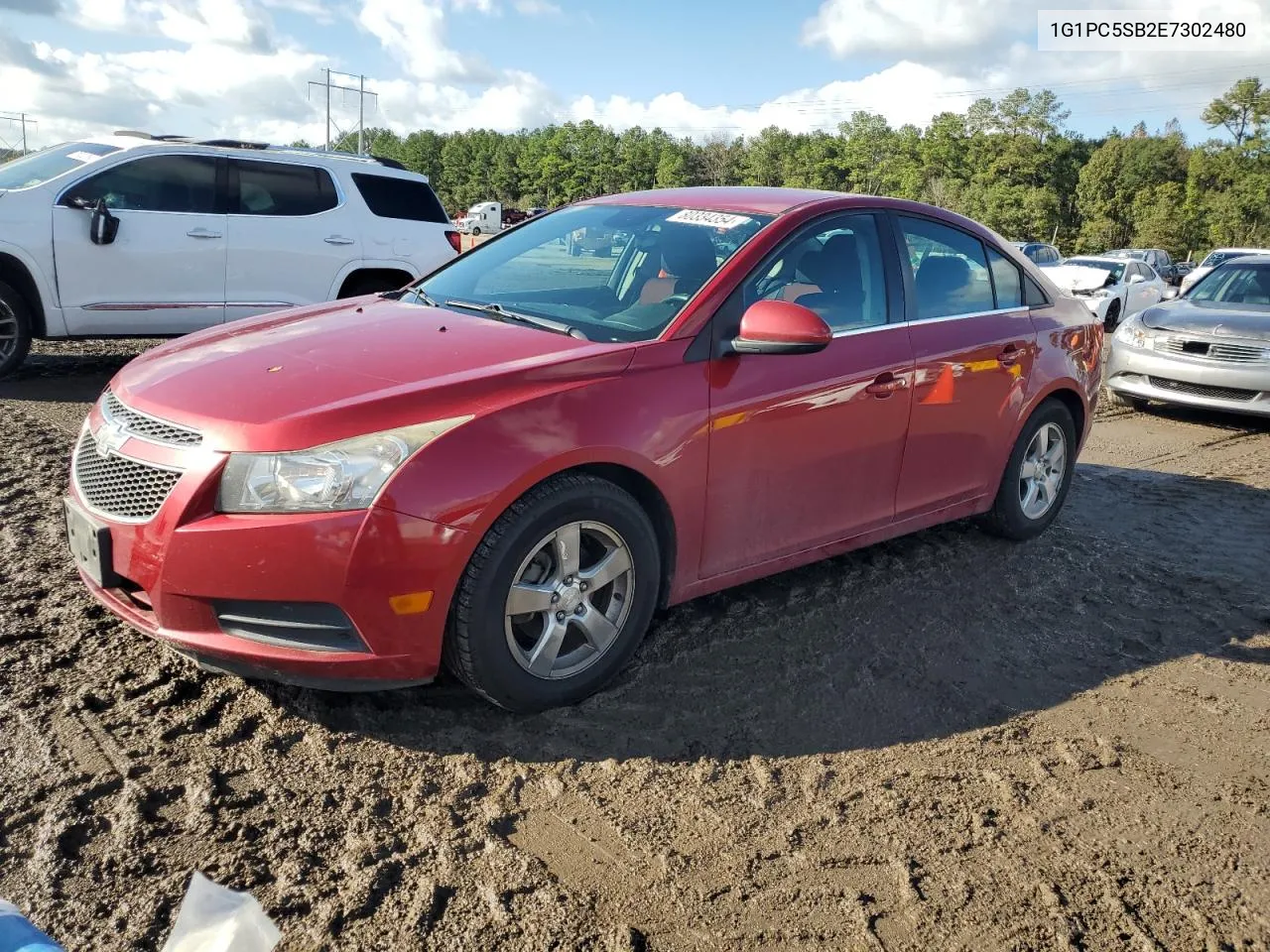 2014 Chevrolet Cruze Lt VIN: 1G1PC5SB2E7302480 Lot: 80334354