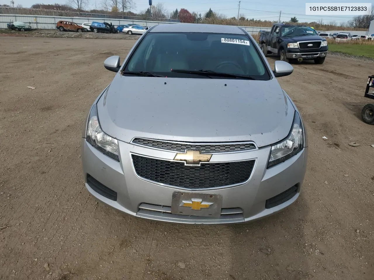 2014 Chevrolet Cruze Lt VIN: 1G1PC5SB1E7123833 Lot: 80801154