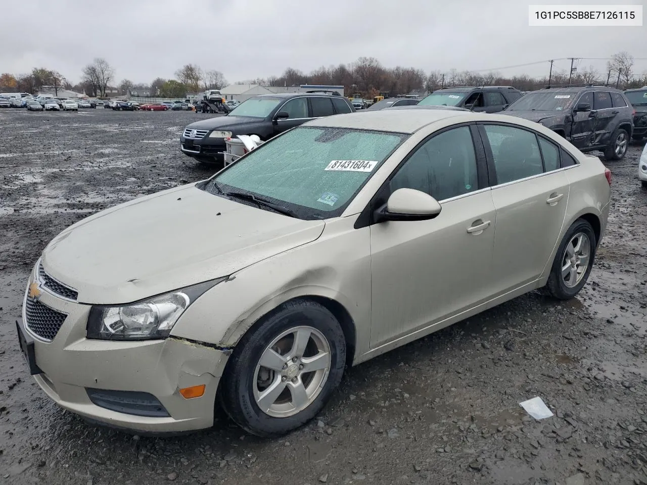 2014 Chevrolet Cruze Lt VIN: 1G1PC5SB8E7126115 Lot: 81431604