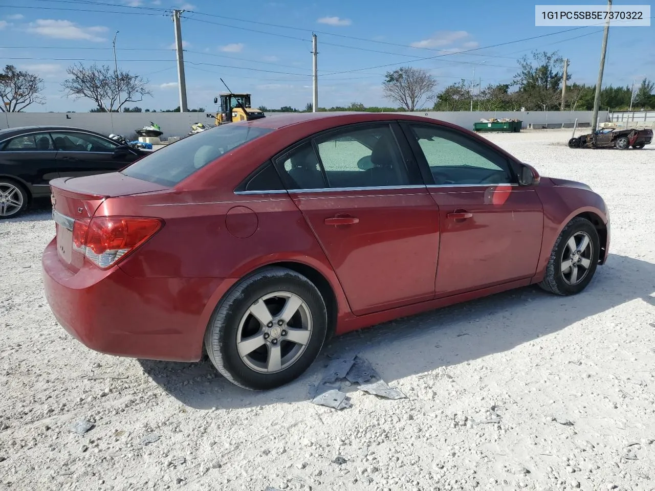 2014 Chevrolet Cruze Lt VIN: 1G1PC5SB5E7370322 Lot: 81963154