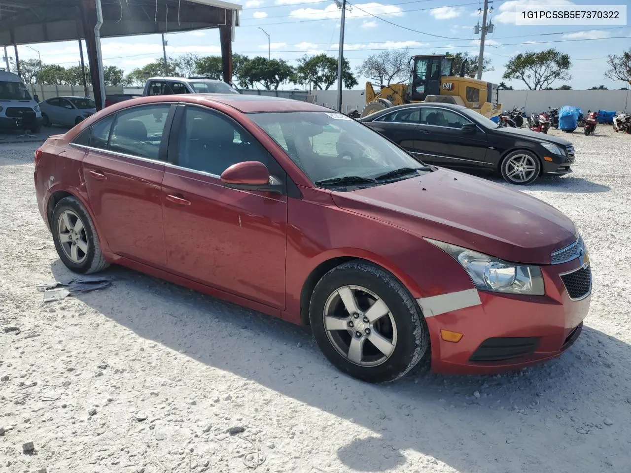 2014 Chevrolet Cruze Lt VIN: 1G1PC5SB5E7370322 Lot: 81963154