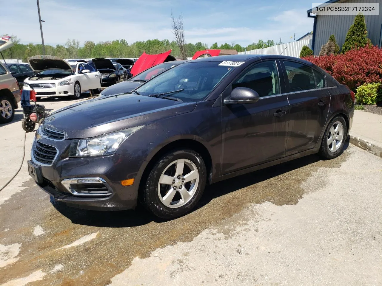 2015 Chevrolet Cruze Lt VIN: 1G1PC5SB2F7172394 Lot: 51178924