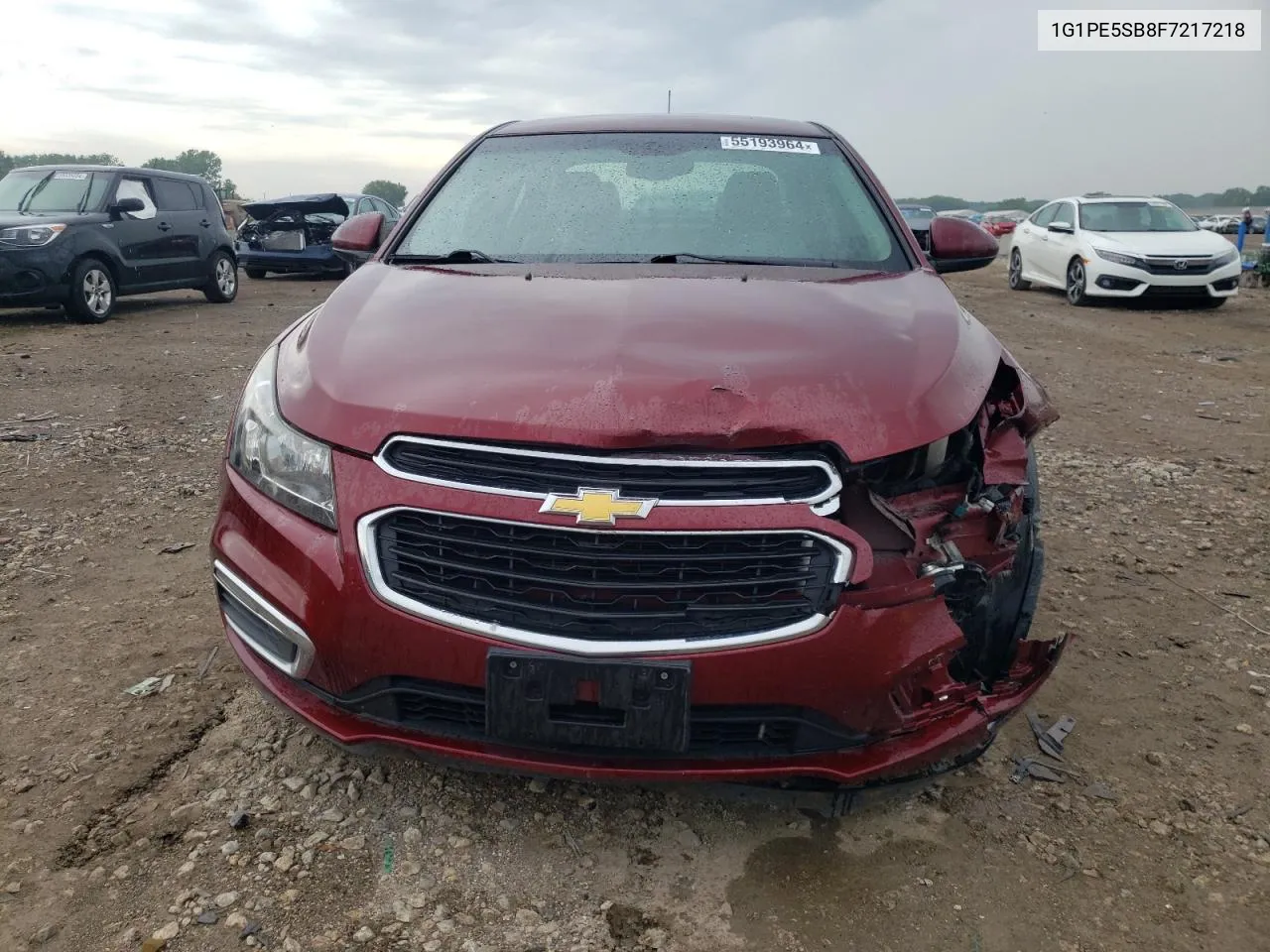 1G1PE5SB8F7217218 2015 Chevrolet Cruze Lt