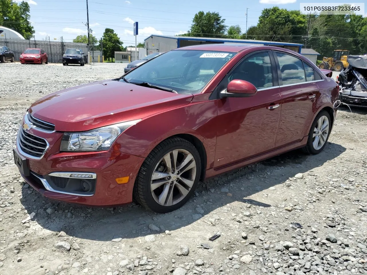 2015 Chevrolet Cruze Ltz VIN: 1G1PG5SB3F7233465 Lot: 56073314