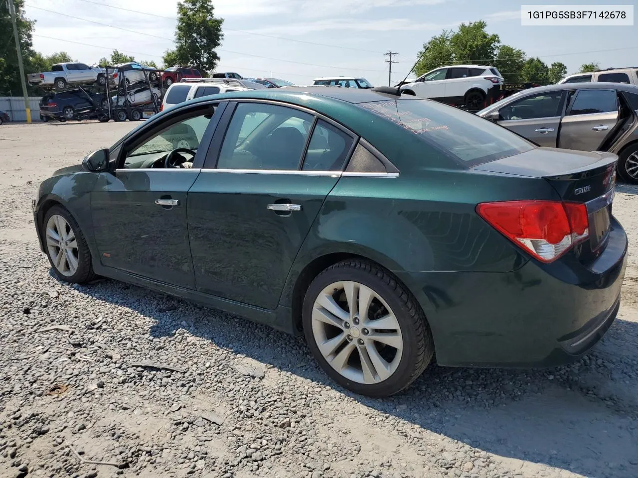 2015 Chevrolet Cruze Ltz VIN: 1G1PG5SB3F7142678 Lot: 58128814