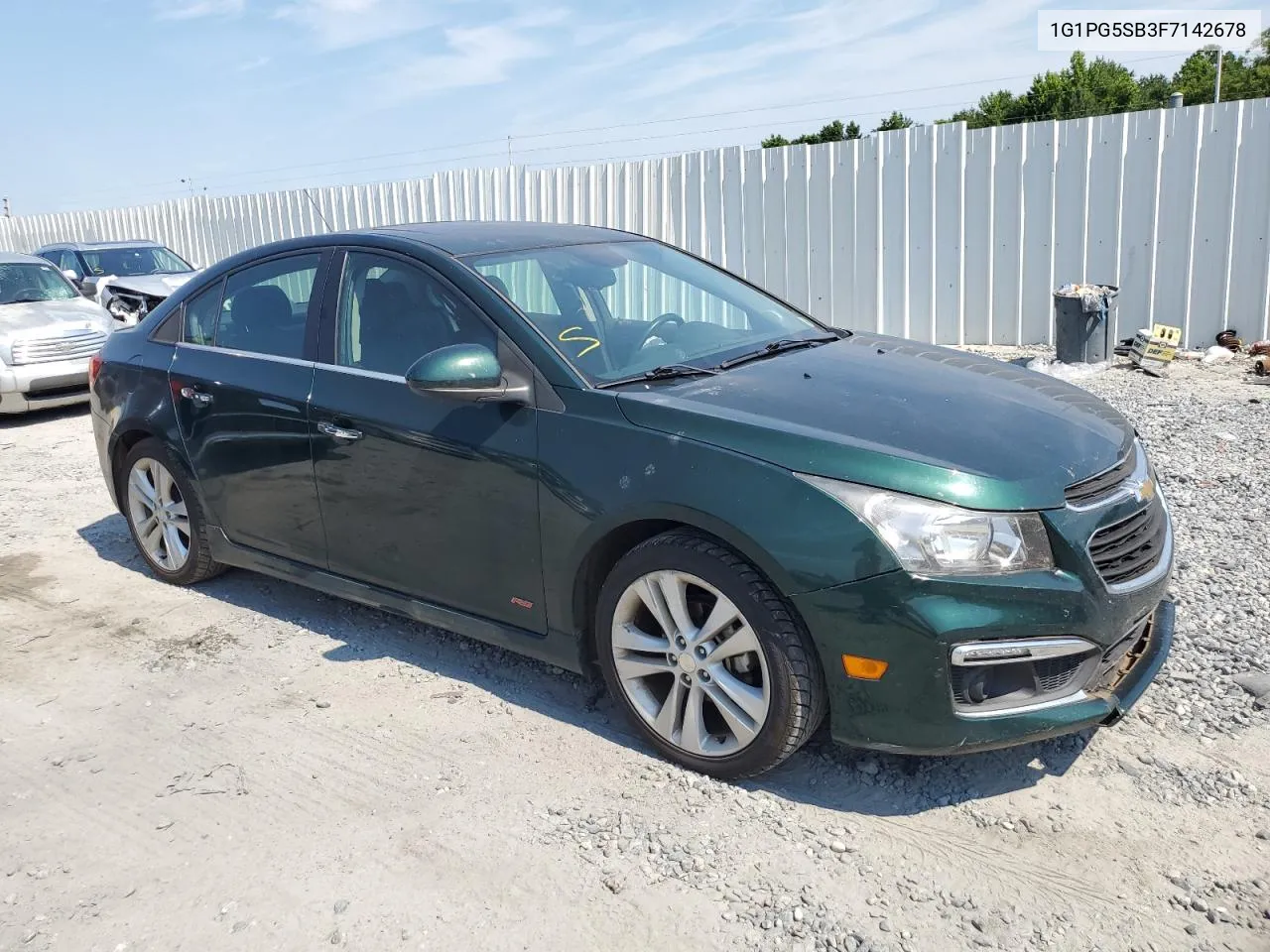 2015 Chevrolet Cruze Ltz VIN: 1G1PG5SB3F7142678 Lot: 58128814