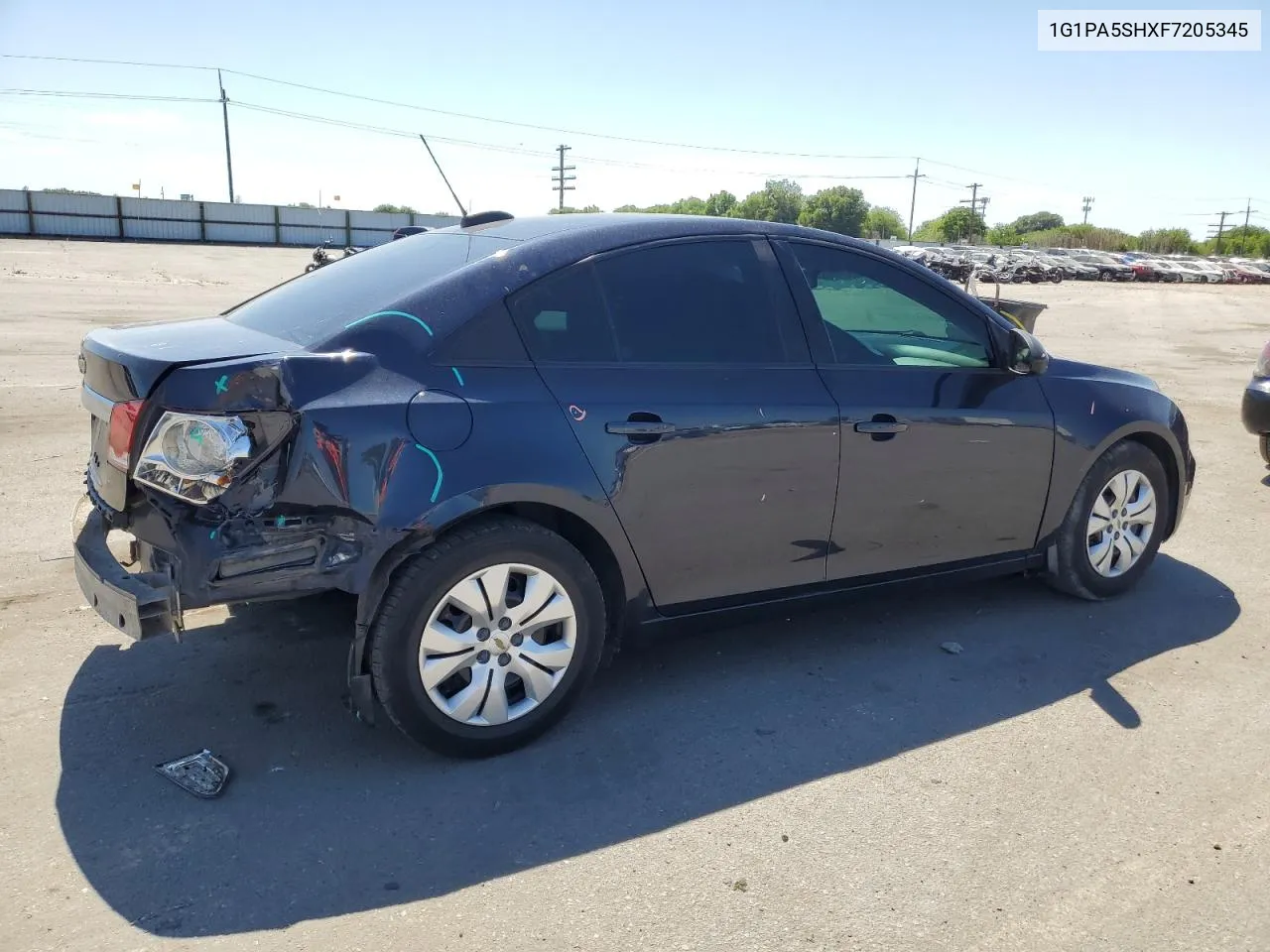 2015 Chevrolet Cruze Ls VIN: 1G1PA5SHXF7205345 Lot: 59986934