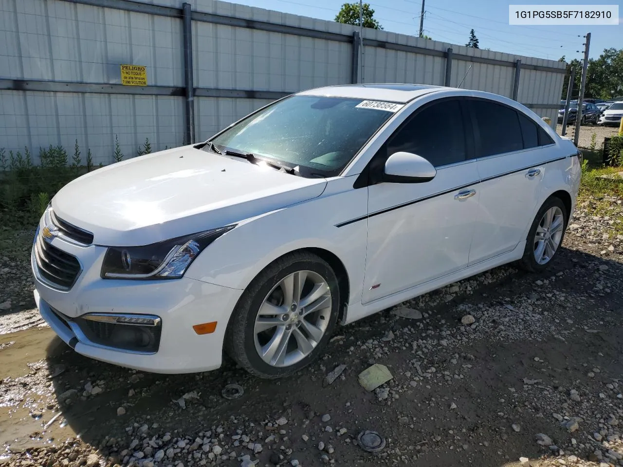 1G1PG5SB5F7182910 2015 Chevrolet Cruze Ltz