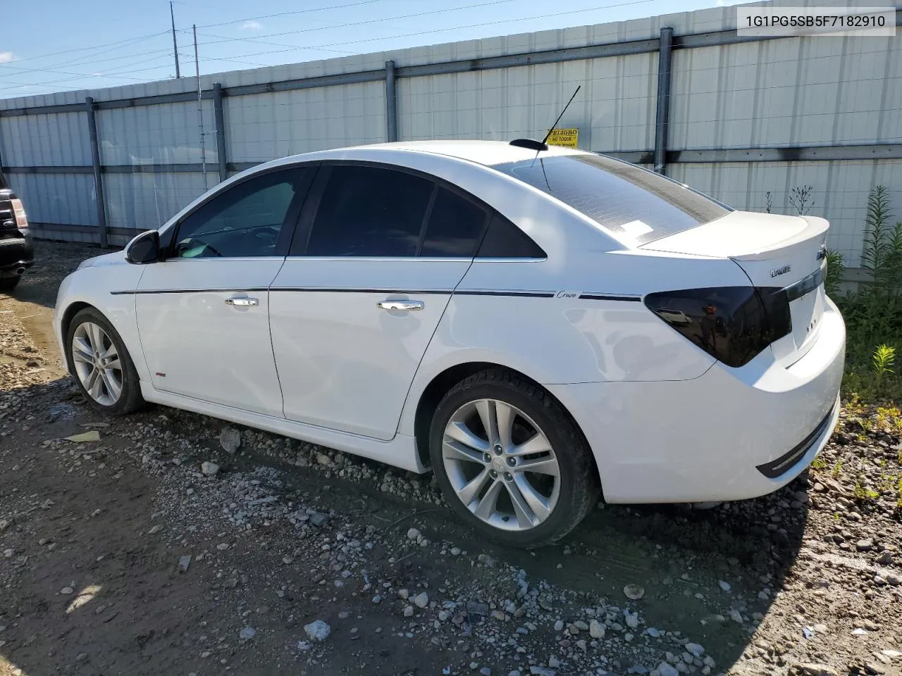 2015 Chevrolet Cruze Ltz VIN: 1G1PG5SB5F7182910 Lot: 60738564