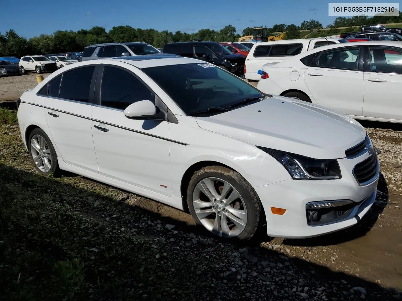 2015 Chevrolet Cruze Ltz VIN: 1G1PG5SB5F7182910 Lot: 60738564