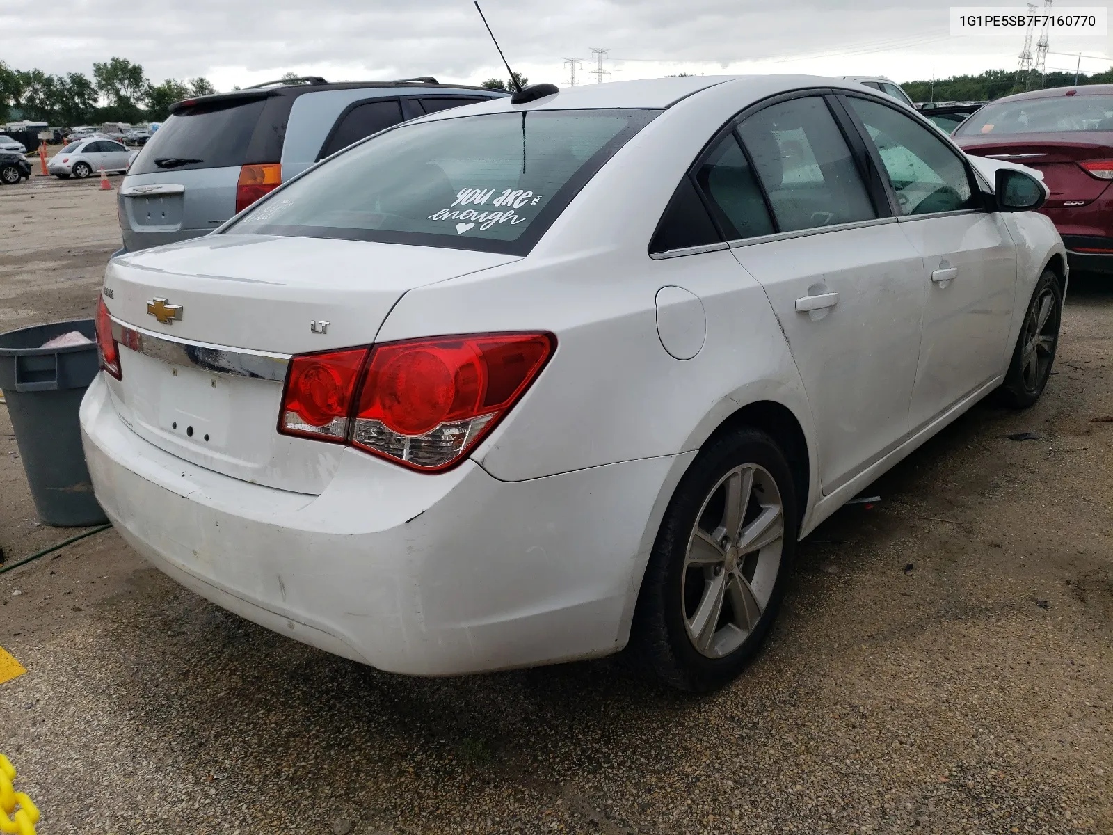 2015 Chevrolet Cruze Lt VIN: 1G1PE5SB7F7160770 Lot: 60834144