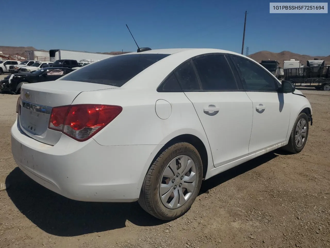 2015 Chevrolet Cruze Ls VIN: 1G1PB5SH5F7251694 Lot: 61133144